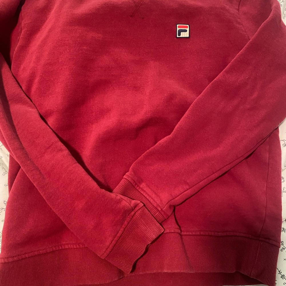 Fila burgundy sweatshirt